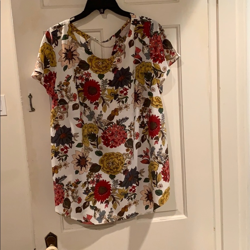 Loft floral blouse